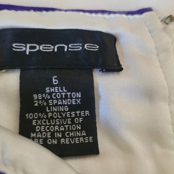 Vintage 90s SPENCE Corset Floral Spring Dress Bodycon SZ 6 - Picture 6 of 13